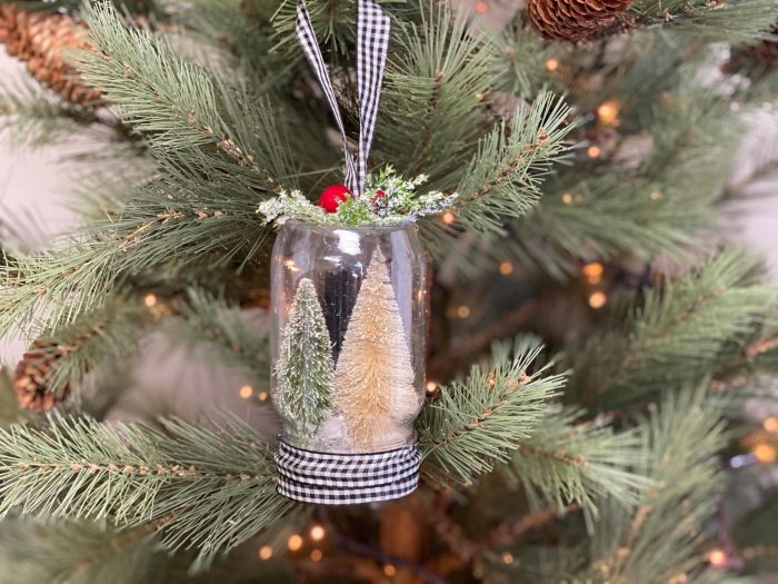 Bottle brush tree decoration