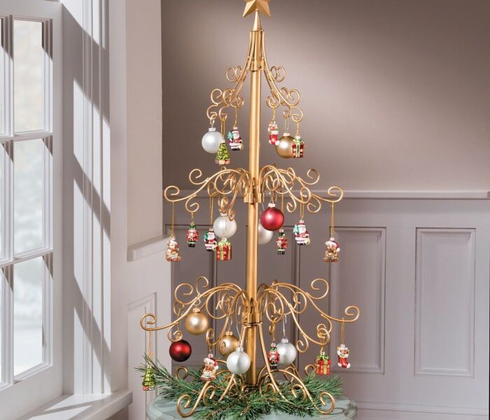 Christmas card tree decoration