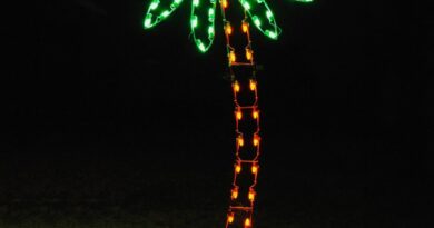 Christmas palm tree decoration