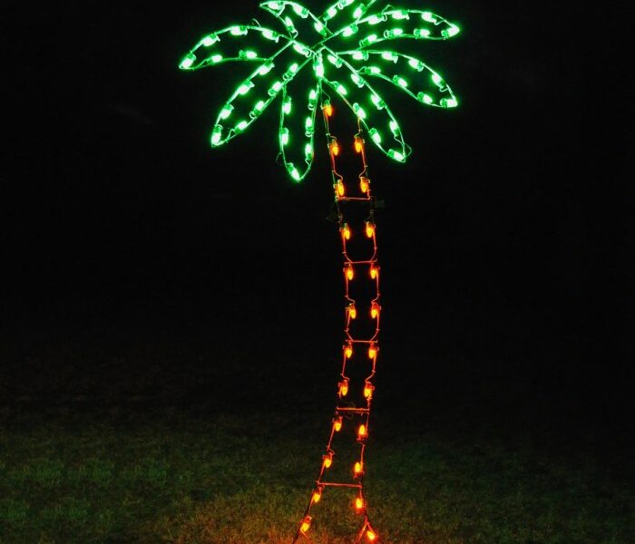 Christmas palm tree decoration