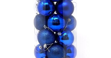 Blue christmas tree decoration