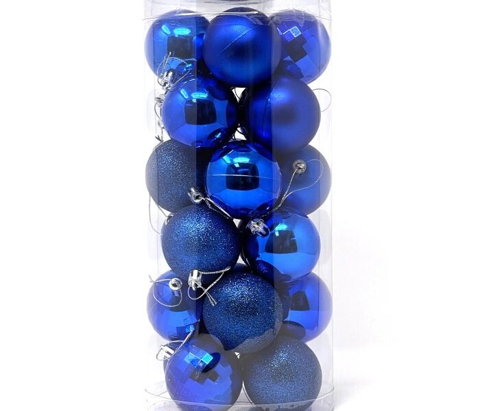 Blue christmas tree decoration