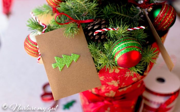 Christmas money box tree decoration