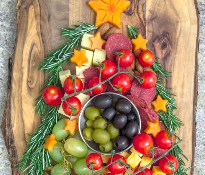 Cheese board tree decoration