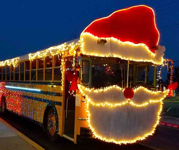 Bus christmas tree decoration