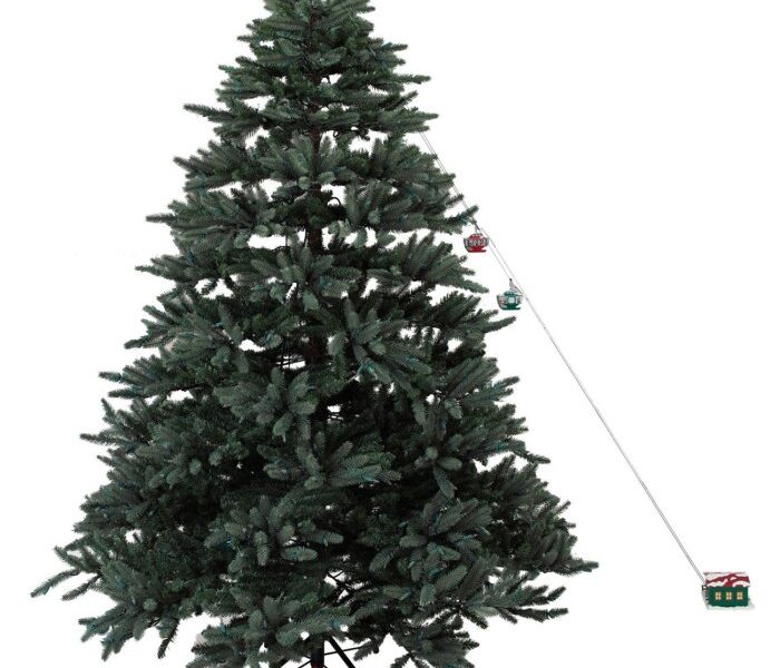 Cable car christmas tree decoration