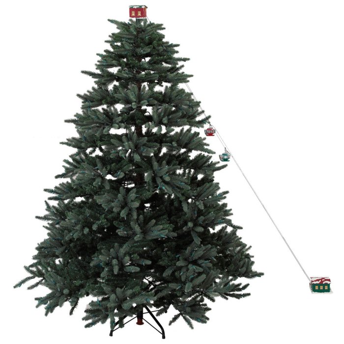 Cable car christmas tree decoration