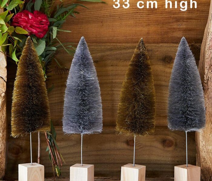 Brush tree table decoration