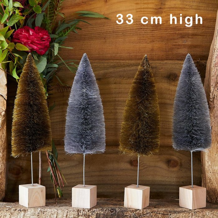 Brush tree table decoration