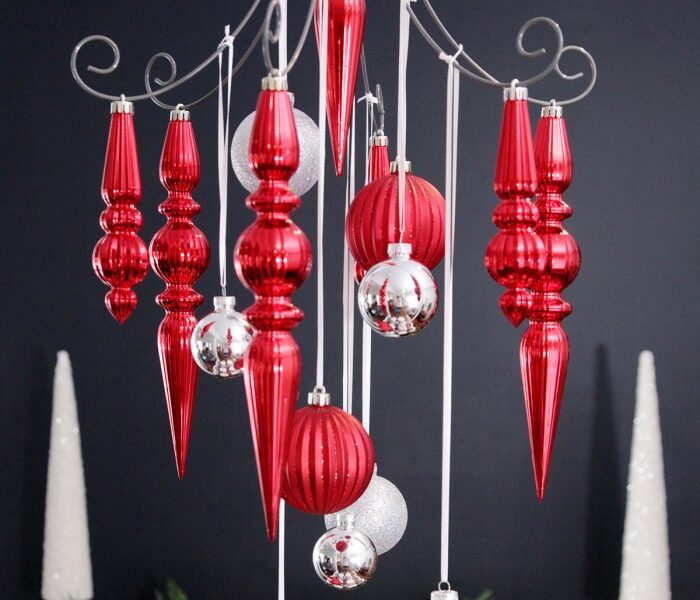 Chandelier christmas tree decoration