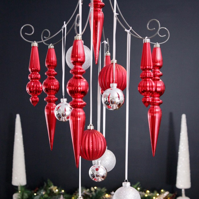 Chandelier christmas tree decoration