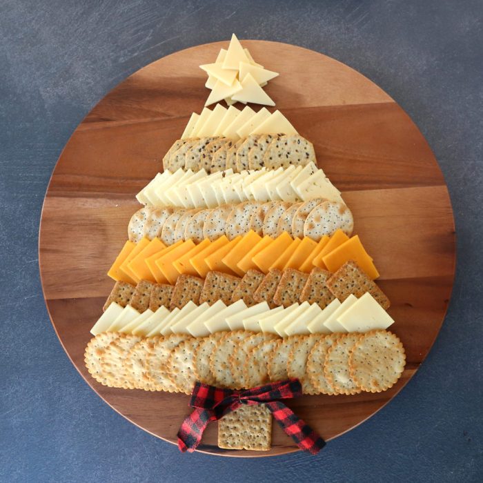 Cheese board tree decoration