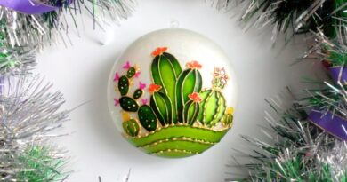 Cactus christmas tree decoration