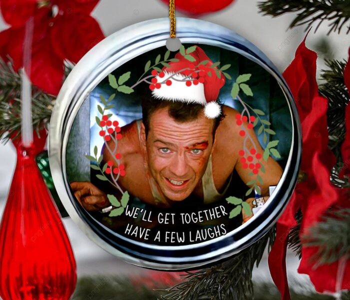 Bruce willis die hard christmas tree decoration