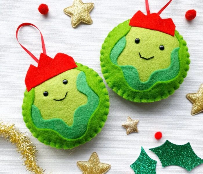 Brussel sprout tree decoration