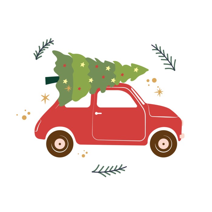 Christmas tree car top xmas instagram choose board saved