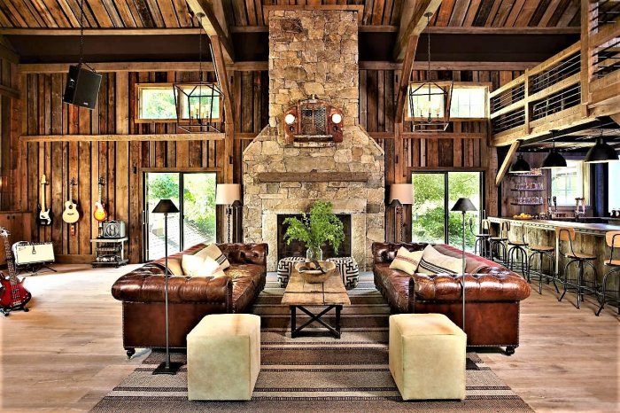 Barn home interior design