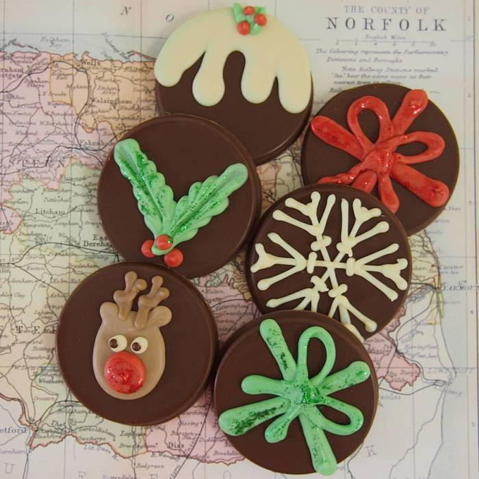 Chocolate christmas tree decoration