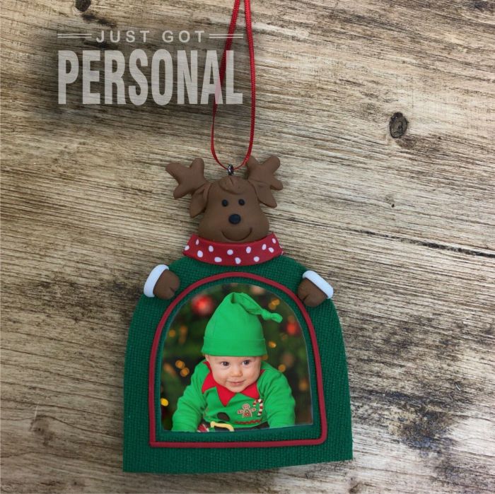 Christmas photo frame tree decoration