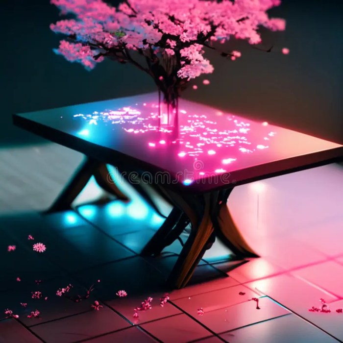 Cherry blossom tree table decoration